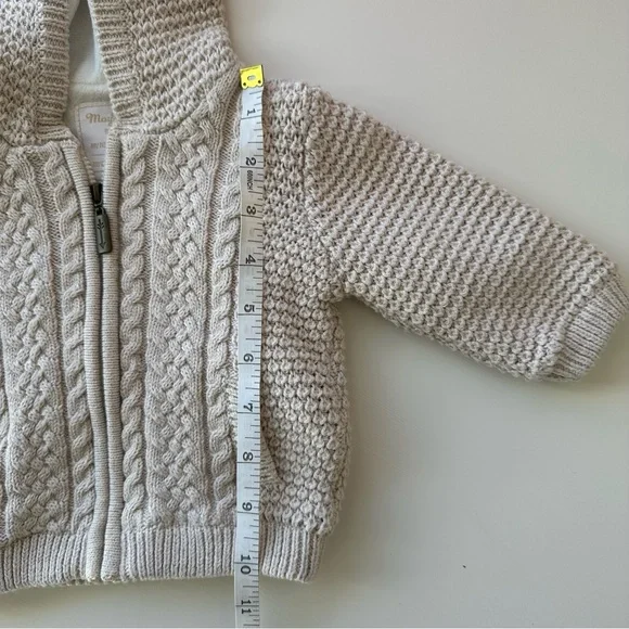 Mayoral | Newborn Cozy Knit Sweater with Sherpa lining - Picture 10 of 11